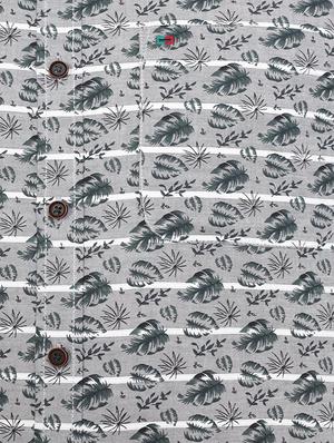grey cotton blend casual shirt - 15609351 - Standard Image - 4