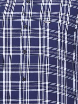 blue cotton casual shirt - 15609355 - Standard Image - 4