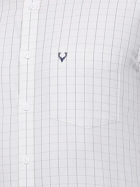 white cotton casual shirt - 15609361 - Zoom Image - 4