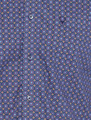blue cotton casual shirt - 15609381 - Standard Image - 4