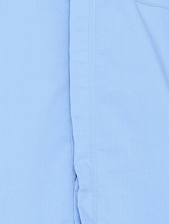 blue cotton blend casual shirt - 15609388 - Zoom Image - 4