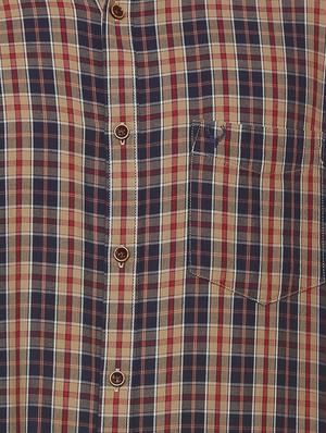 brown cotton casual shirt - 15609449 - Standard Image - 4
