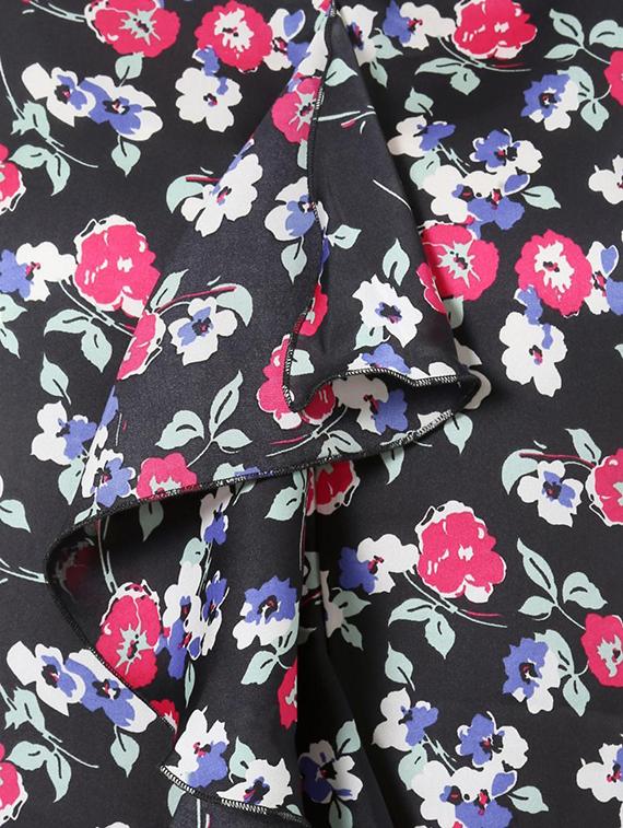 ruffle detail floral top - 15610752 - Zoom Image - 4