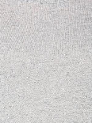 smoke grey short sleeved knitted top - 15610755 - Standard Image - 4