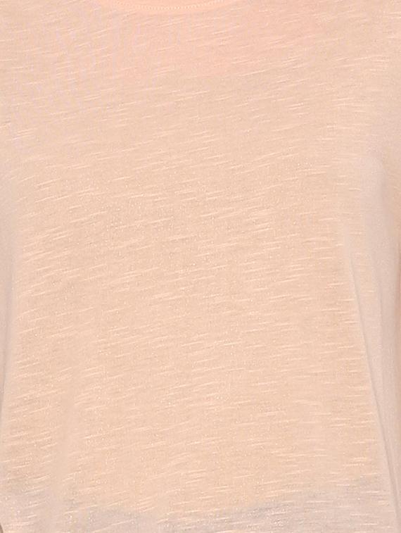 peach turn up sleeve top - 15610769 - Zoom Image - 4