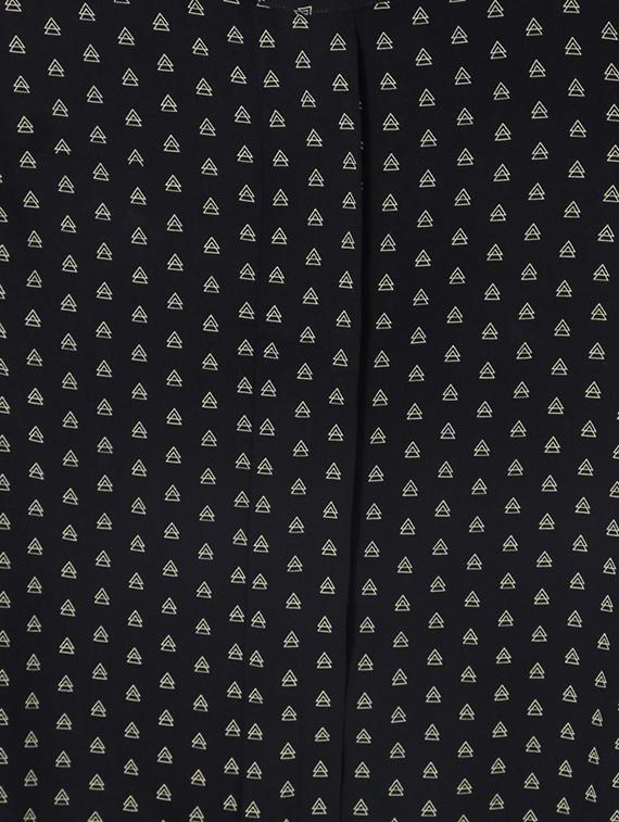 roll tab sleeve pleat detail top - 15610779 - Zoom Image - 4