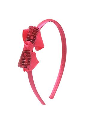 pink fabric hair accessory - 15611198 - Standard Image - 4