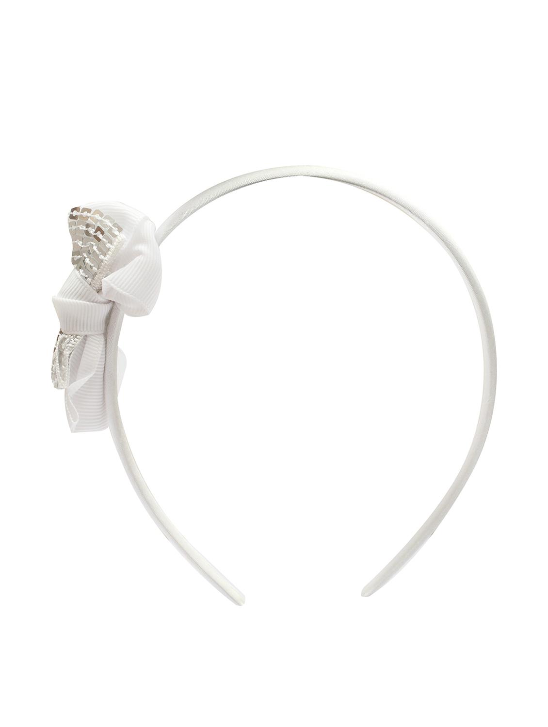 white fabric hair accessory - 15611199 - Zoom Image - 4