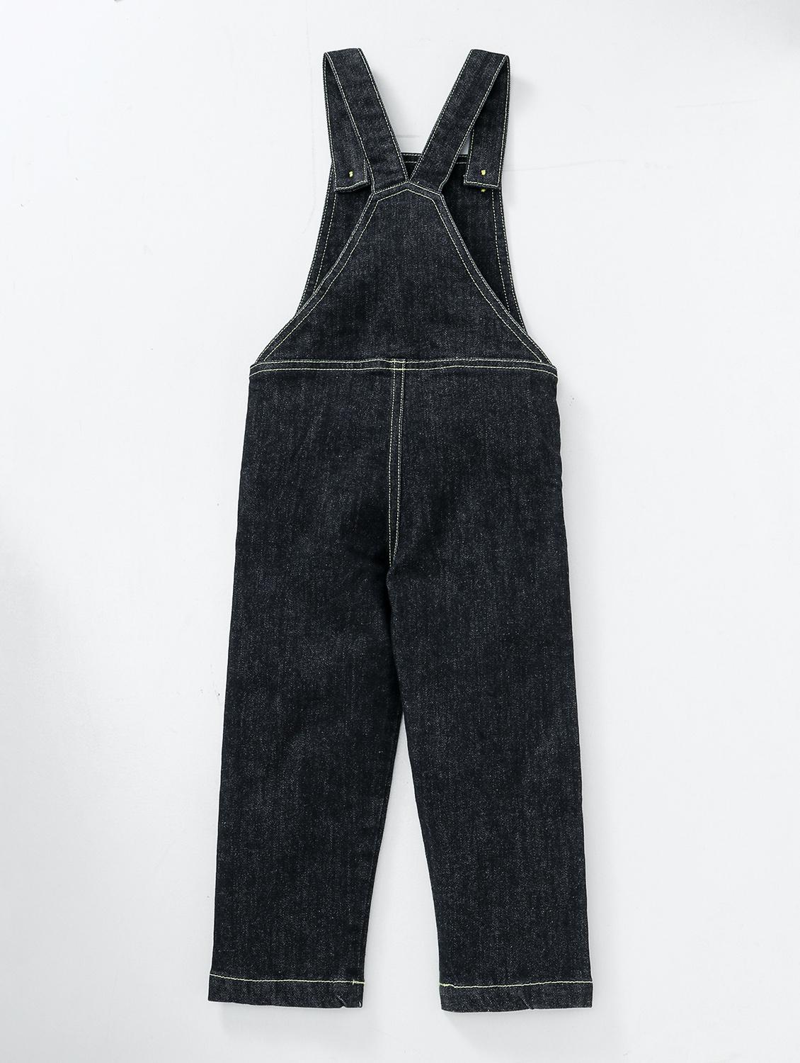 grey cotton dungaree set - 15611222 - Zoom Image - 4
