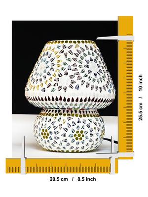Multicolour Mosaic Glass Table Lamp With Shades For Living Room - 15612031 - Standard Image - 4