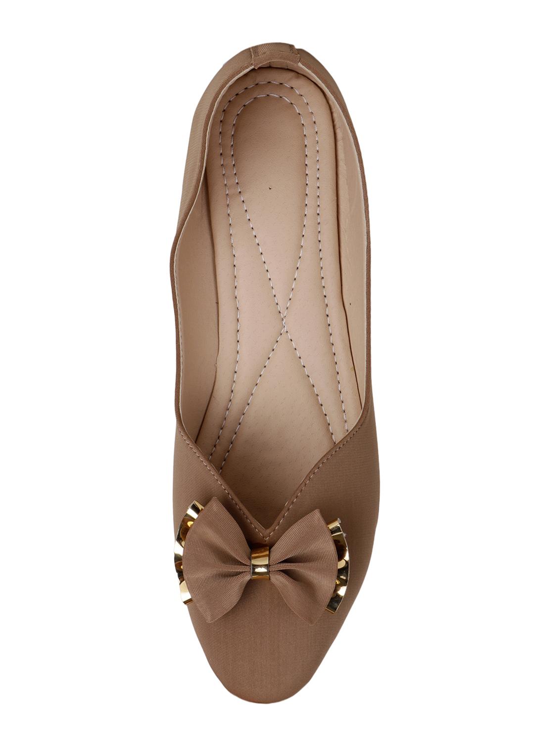 tan slip on ballerinas - 15612057 - Zoom Image - 4