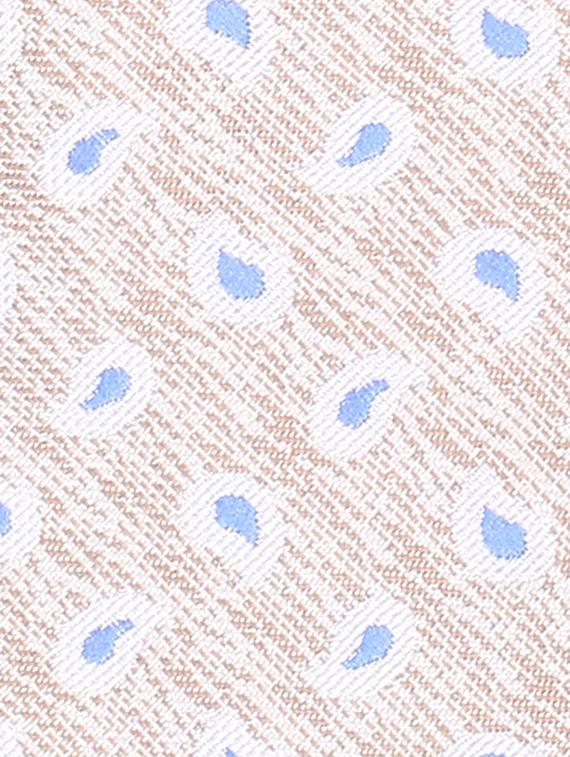 beige microfiber tie - 15612108 - Zoom Image - 4