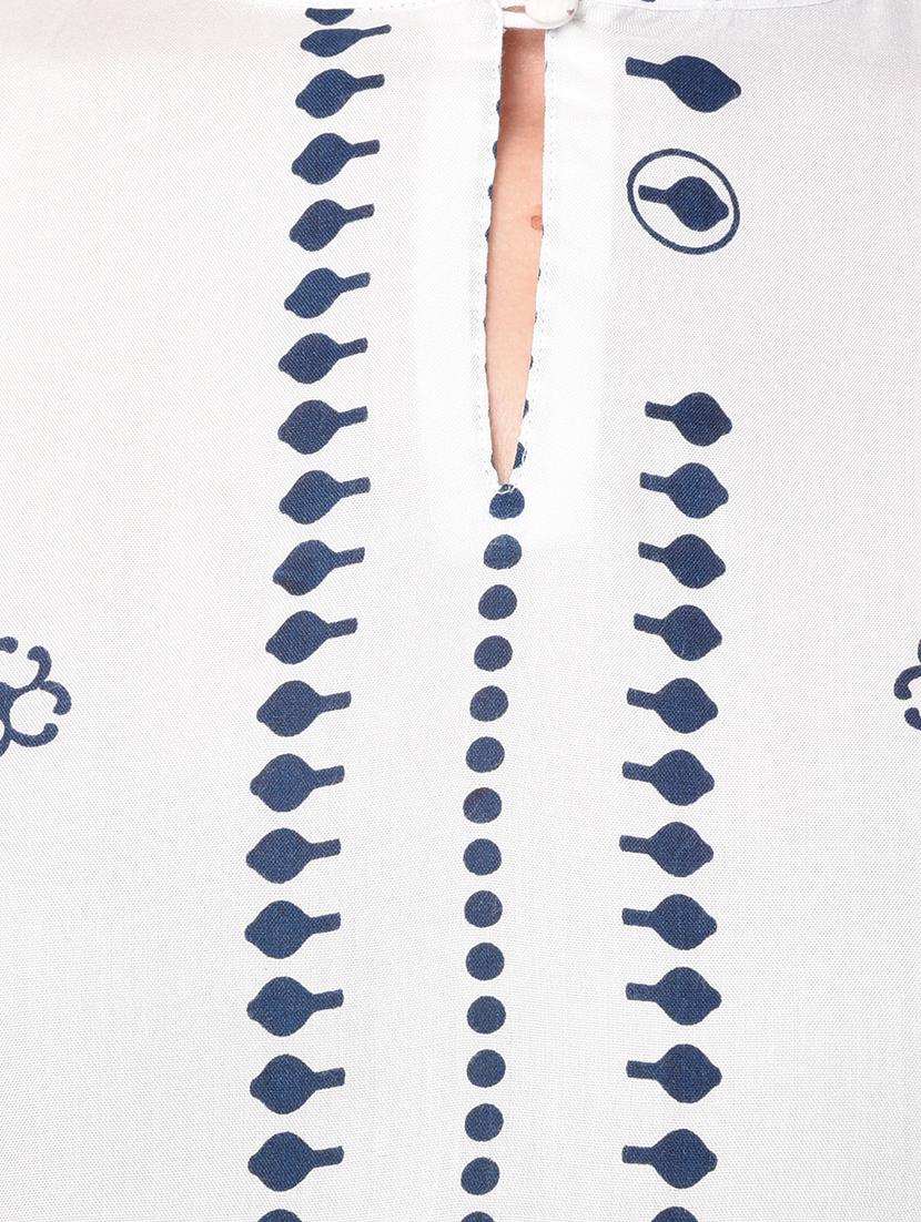 Straight printed kurta - 15612124 - Zoom Image - 4