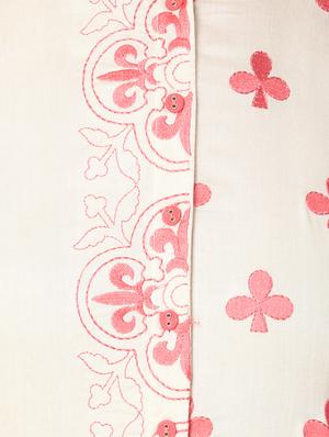 Asymmetric embroidered kurta - 15612129 - Standard Image - 4
