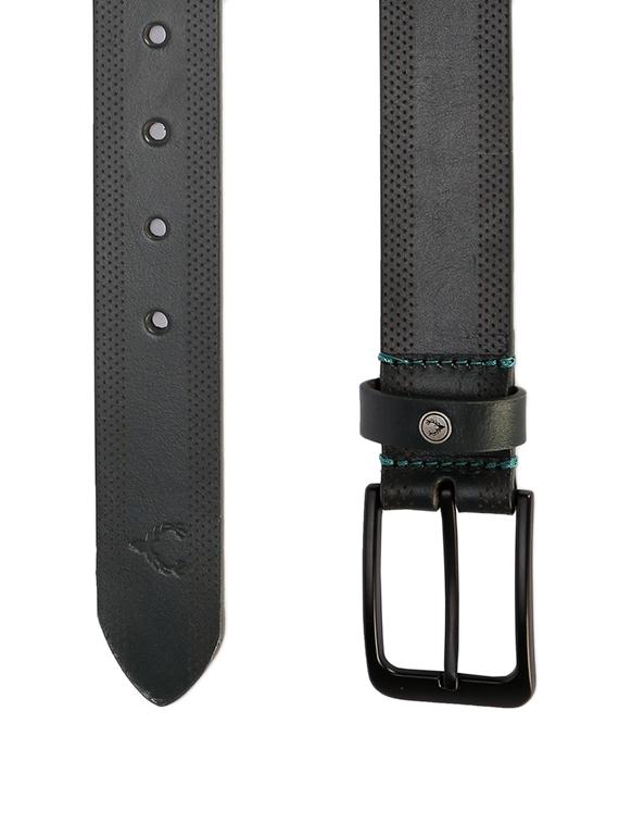 navy blue leather belt - 15612277 - Zoom Image - 4