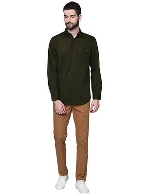 brown cotton chinos casual trouser - 15612305 - Standard Image - 4