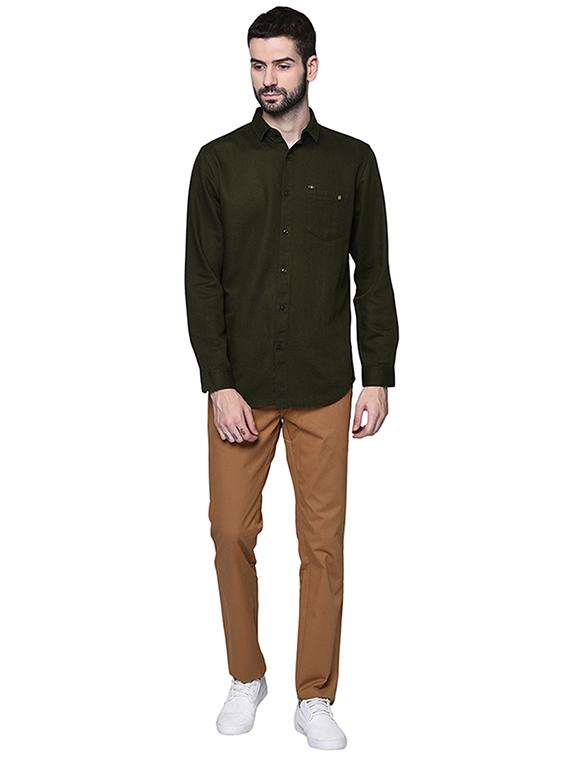 brown cotton chinos casual trouser - 15612305 - Zoom Image - 4