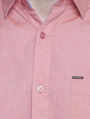 pink cotton casual shirt - 15612310 - Standard Image - 4