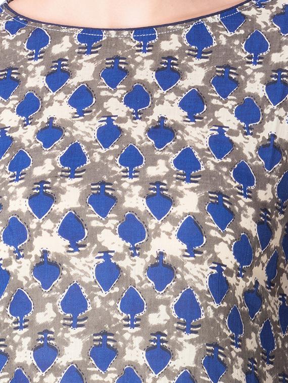 Printed straight kurta - 15612640 - Zoom Image - 4