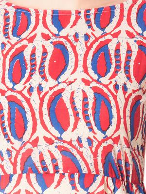 Printed a-line dress - 15612647 - Standard Image - 4