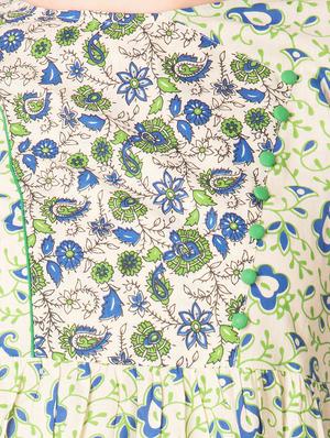 Flared printed dress - 15612650 - Standard Image - 4