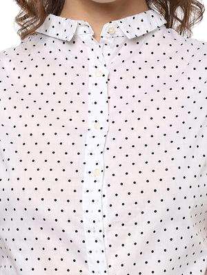 sleeveless peter pan collar shirt - 15612767 - Standard Image - 4
