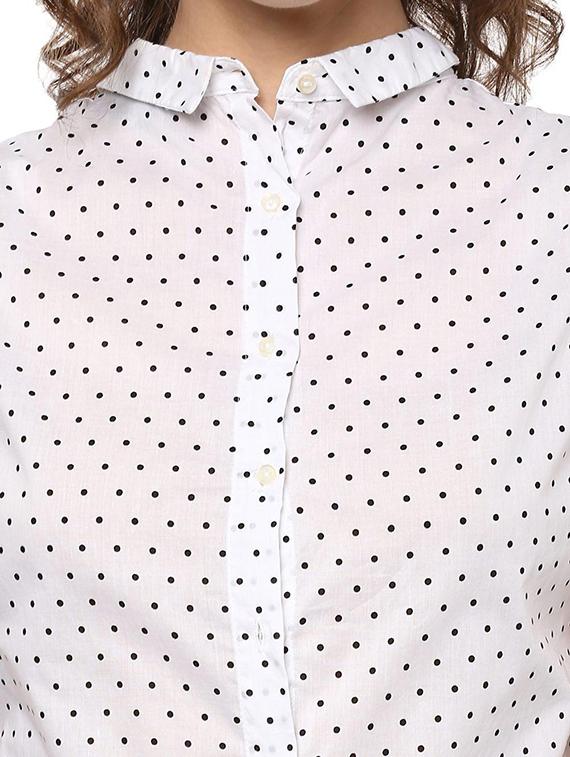 sleeveless peter pan collar shirt - 15612767 - Zoom Image - 4