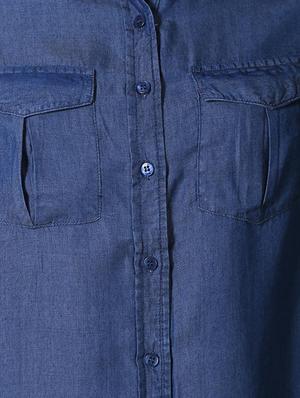 pocket patch back pleat shirt - 15612778 - Standard Image - 4