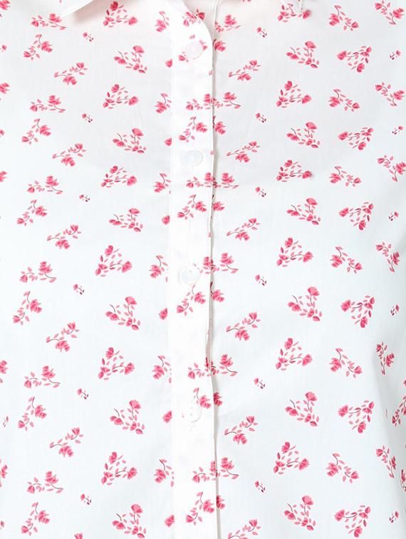 short sleeved printed shirt - 15612781 - Zoom Image - 4