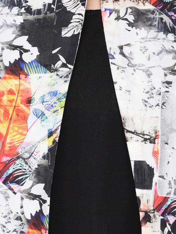 shirt collared abstract print shrug - 15612874 - Zoom Image - 4