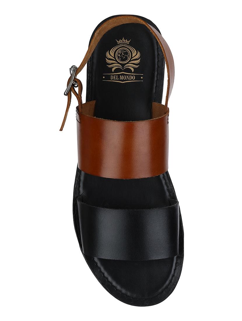 tan Leather back strap sandals - 15613046 - Zoom Image - 4