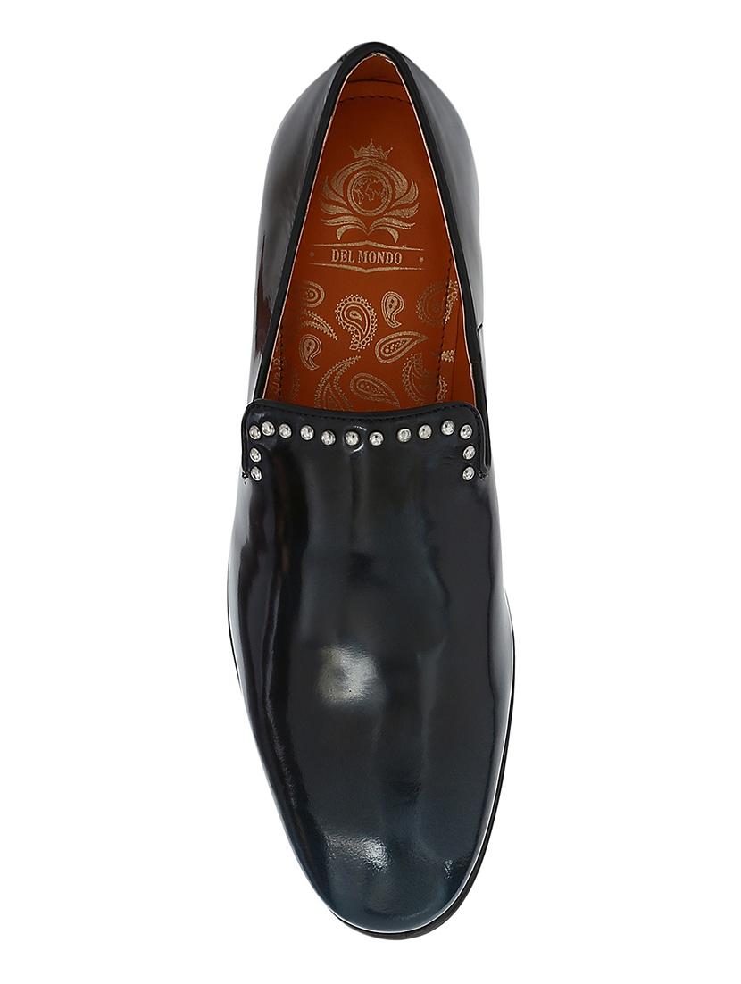 navy Patent Leather slip ons - 15613149 - Zoom Image - 4