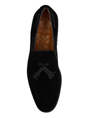 black Suede tassel slipons - 15613171 - Standard Image - 4