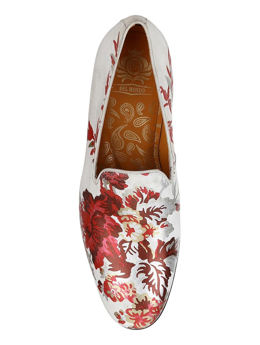 white Leather casual slip ons - 15613177 - Zoom Image - 4