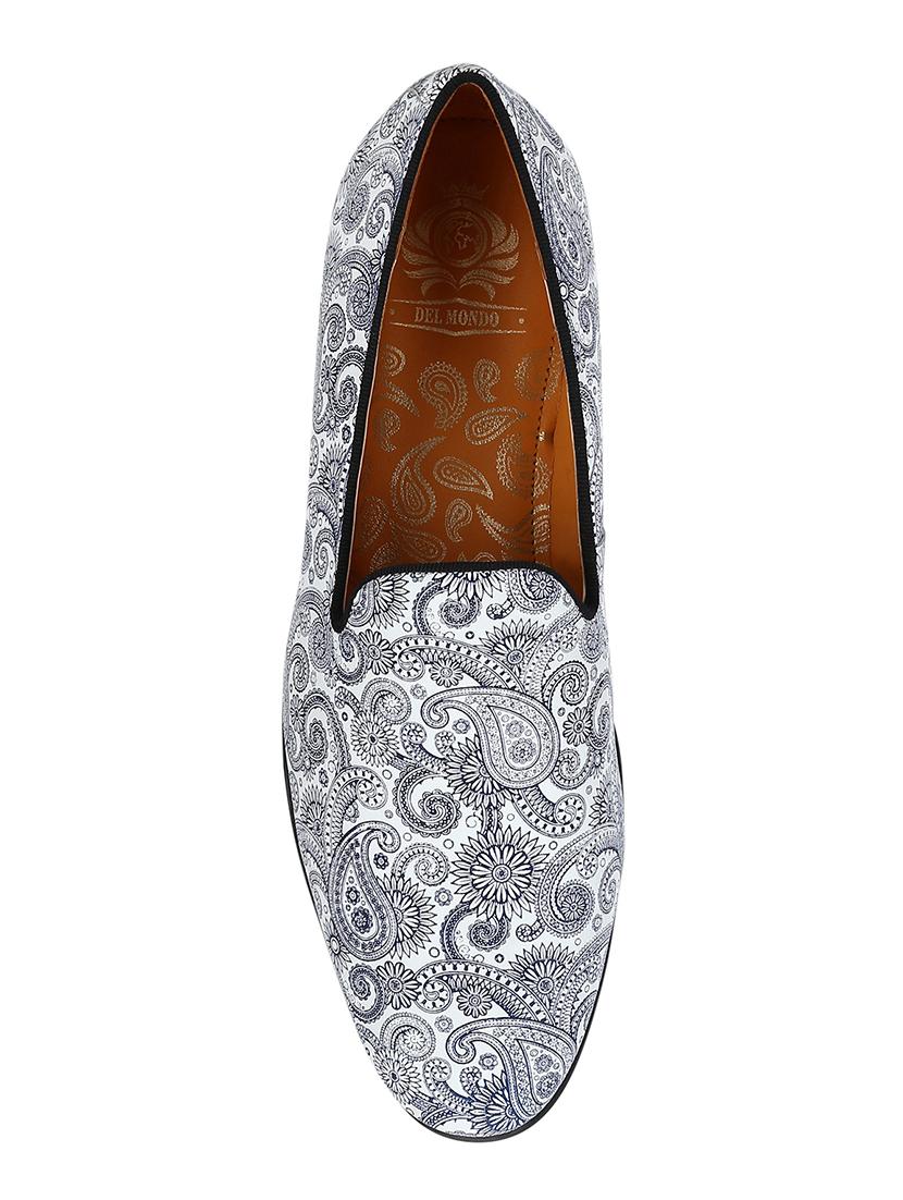 white Leather casual slip ons - 15613180 - Zoom Image - 4