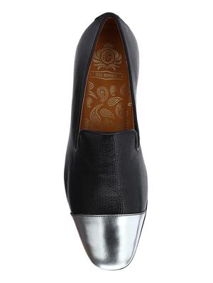 black Leather casual slip ons - 15613195 - Standard Image - 4
