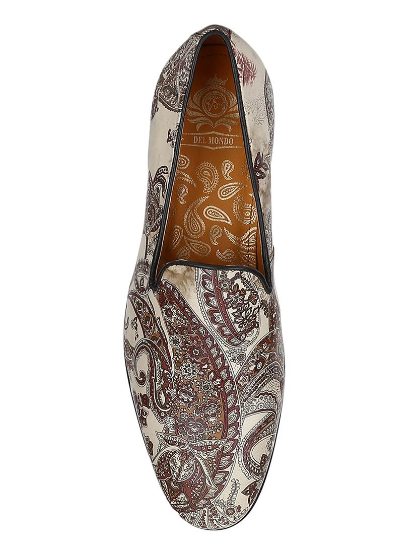 beige Leather casual slip ons - 15613196 - Zoom Image - 4