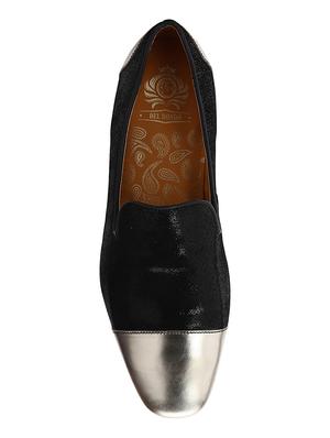 black Leather casual slip ons - 15613197 - Standard Image - 4