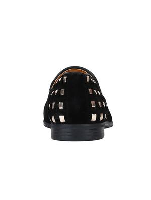 black Suede casual slipons - 15613210 - Standard Image - 4