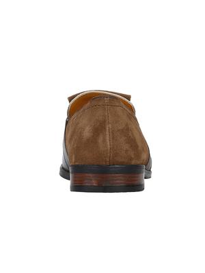brown Suede casual slipons - 15613241 - Standard Image - 4