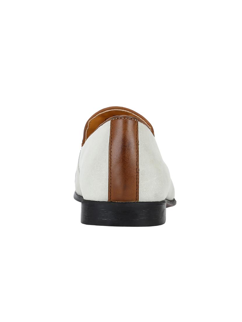 white Leather casual slip ons - 15613252 - Zoom Image - 4