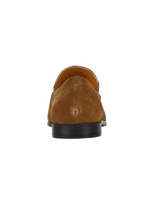 tan Suede tassel slipons - 15613258 - Standard Image - 4