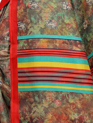 conversational printed mysore silk saree with blouse - 15613312 - Standard Image - 4