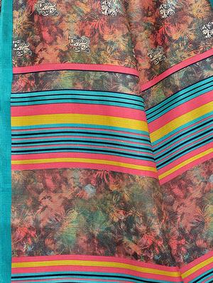conversational printed mysore silk saree with blouse - 15613313 - Standard Image - 4