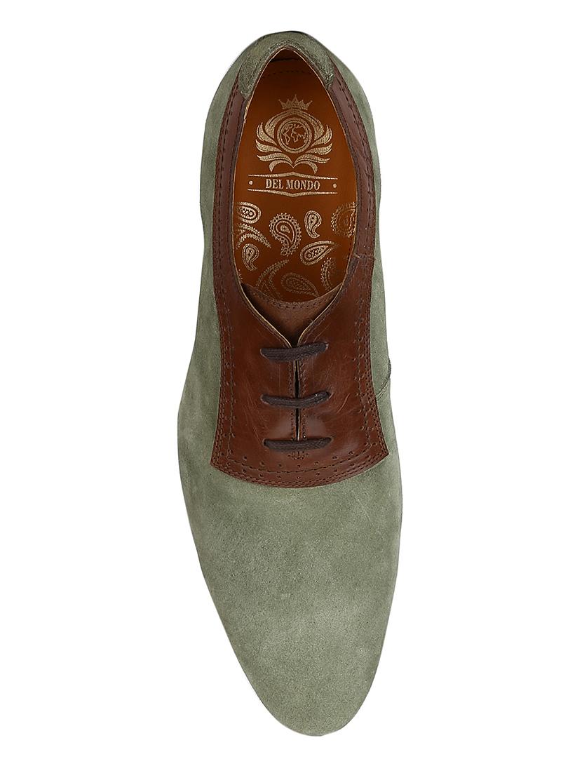 green Suede lace-up oxfords - 15613348 - Zoom Image - 4