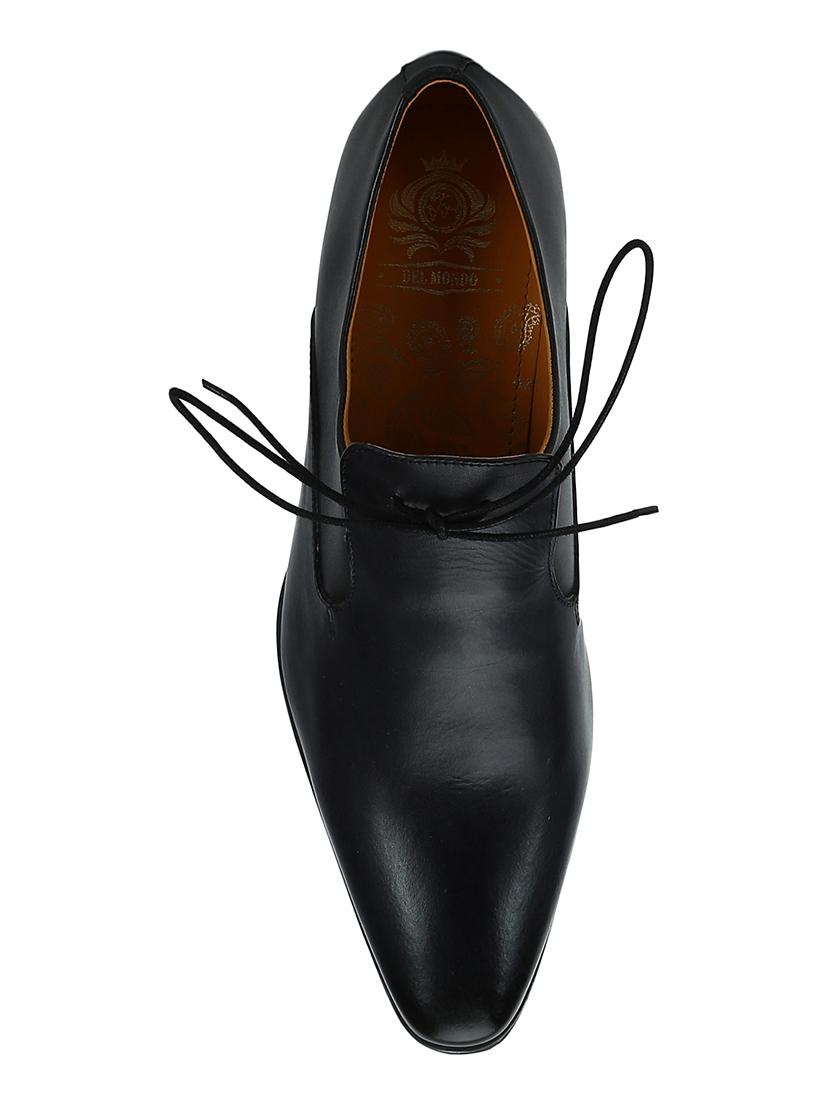 black Leather formal slip ons - 15613354 - Zoom Image - 4