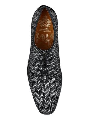 black Leather lace up shoes - 15613356 - Standard Image - 4