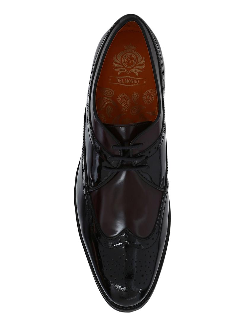 black Patent Leather lace-up derbys - 15613358 - Zoom Image - 4