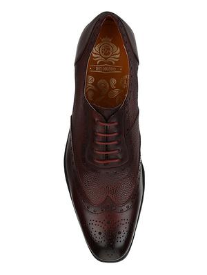brown Leather lace-up brouges - 15613373 - Standard Image - 4