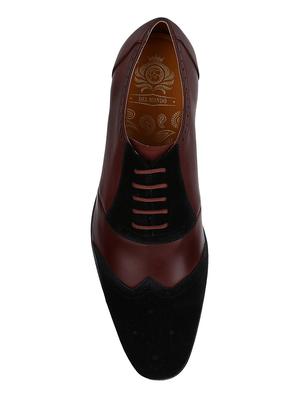 brown Leather lace-up brouges - 15613392 - Standard Image - 4